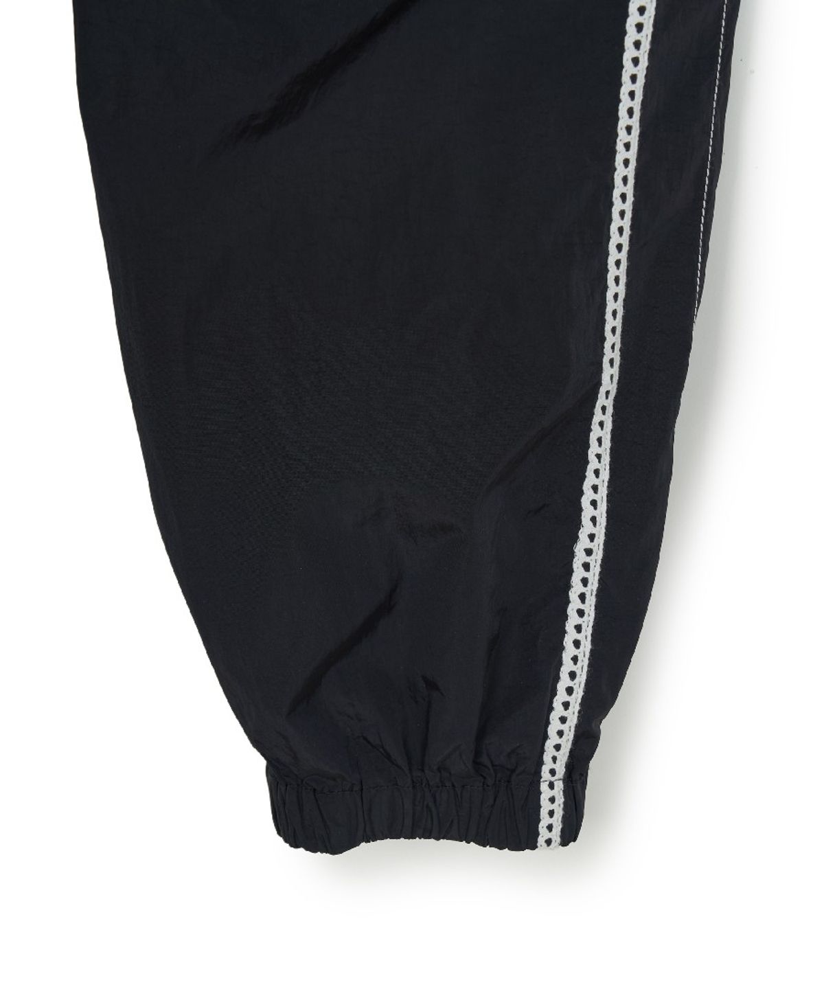 엠엘비 키즈(MLB KIDS) 스포티브 걸즈 레이스 와이드 조거 우븐팬츠 NY (Black)