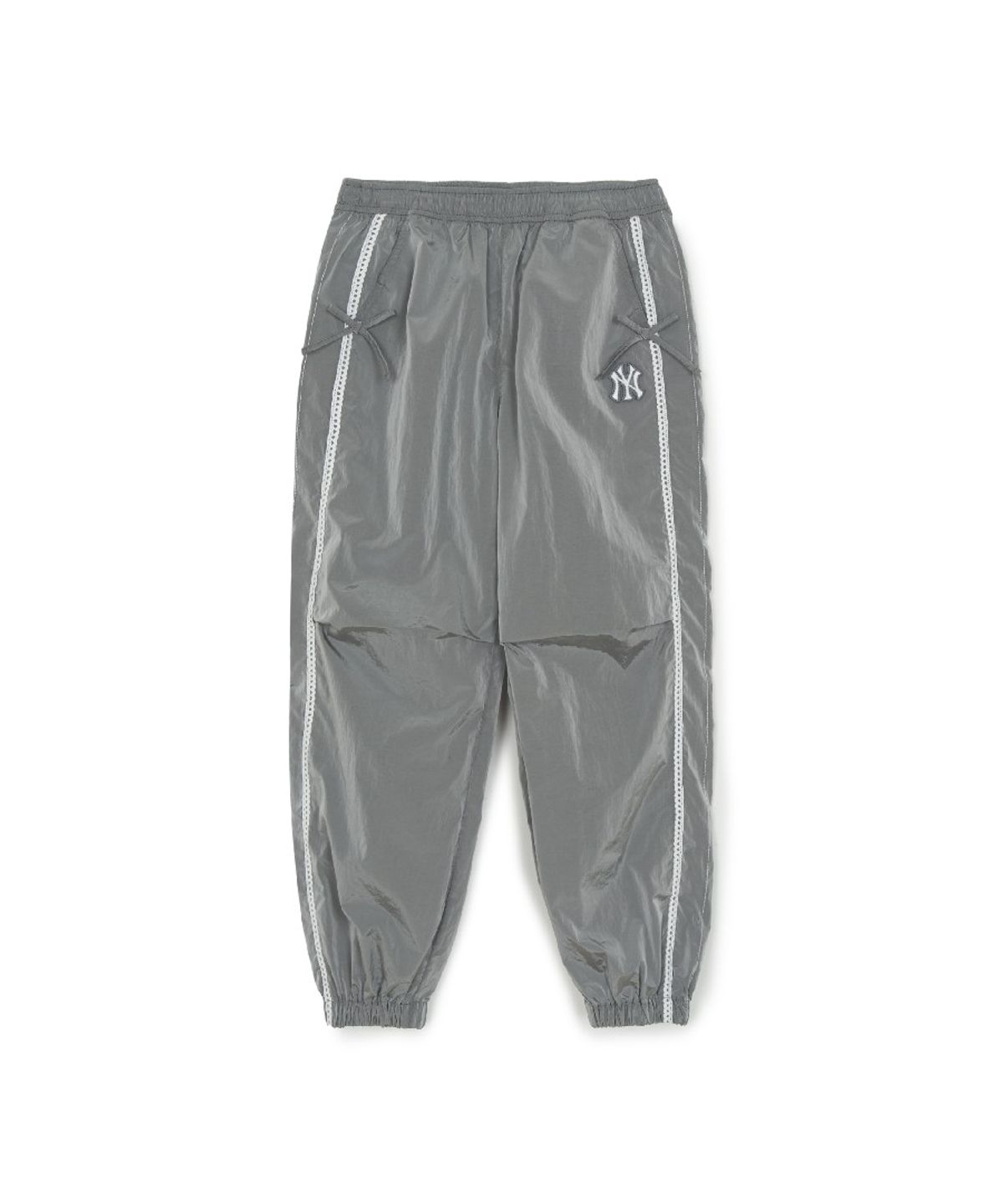 엠엘비 키즈(MLB KIDS) 스포티브 걸즈 레이스 와이드 조거 우븐팬츠 NY (Silver)