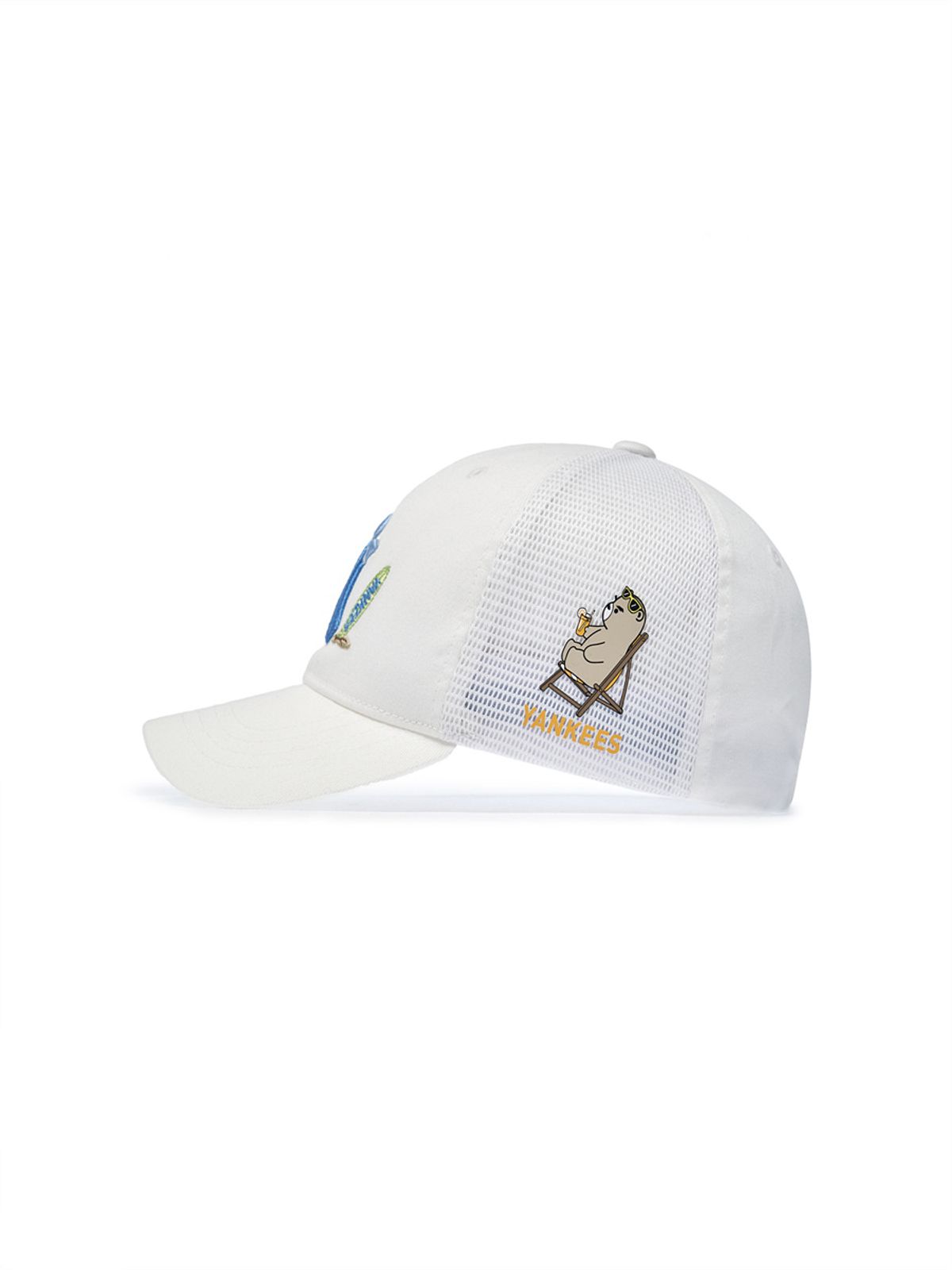 엠엘비 키즈(MLB KIDS) 라이크 썸머 에이스 메쉬캡 NY (Ivory)