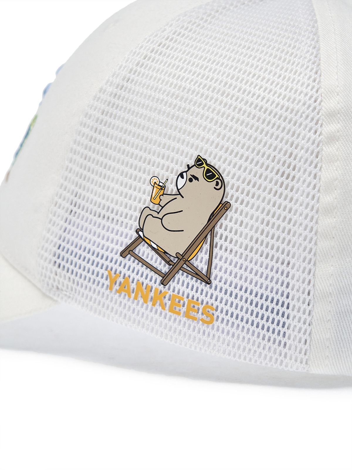 엠엘비 키즈(MLB KIDS) 라이크 썸머 에이스 메쉬캡 NY (Ivory)