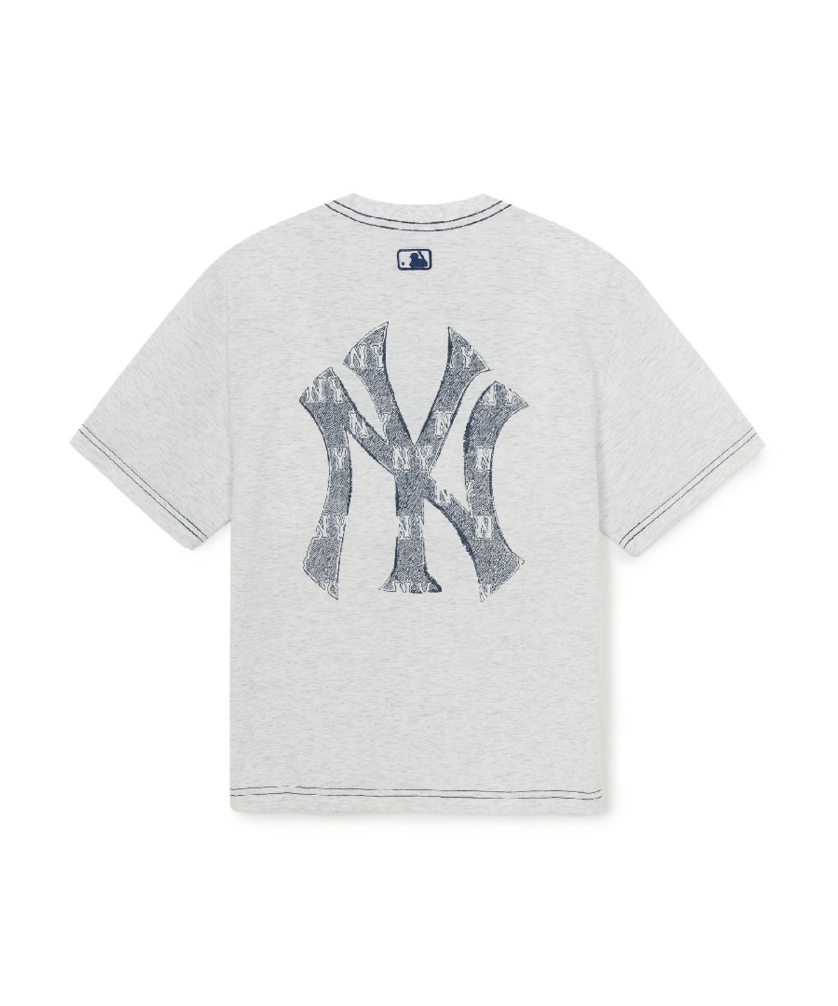 엠엘비 키즈(MLB KIDS) 스트릿 모노그램 빅럭스 티셔츠 NY (L.Melange Grey)