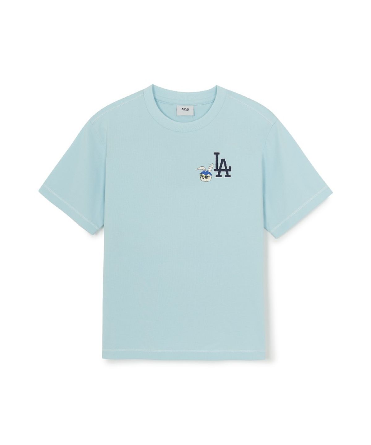 엠엘비 키즈(MLB KIDS) 스트릿  모노래빗 썸머 아트웍 티셔츠 LA (L.Aqua blue)