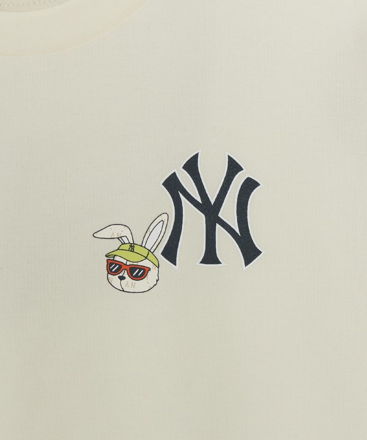 엠엘비 키즈(MLB KIDS) 스트릿  모노래빗 썸머 아트웍 티셔츠 NY (L.Beige)