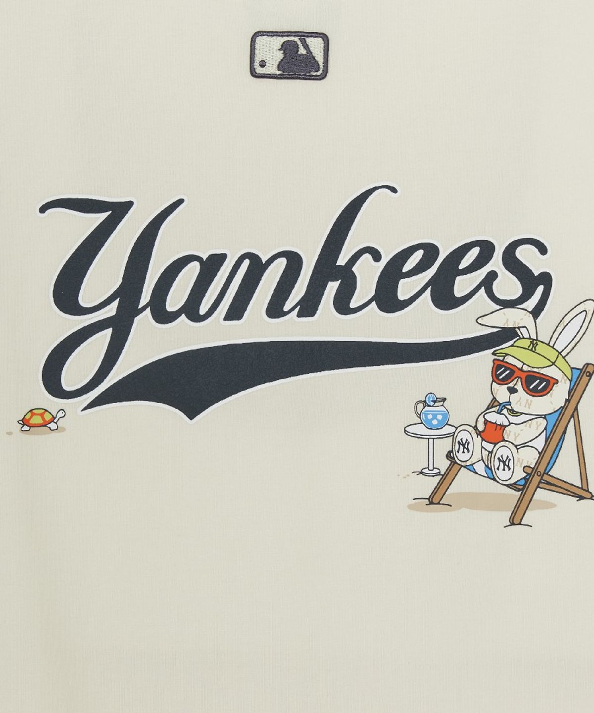 엠엘비 키즈(MLB KIDS) 스트릿  모노래빗 썸머 아트웍 티셔츠 NY (L.Beige)