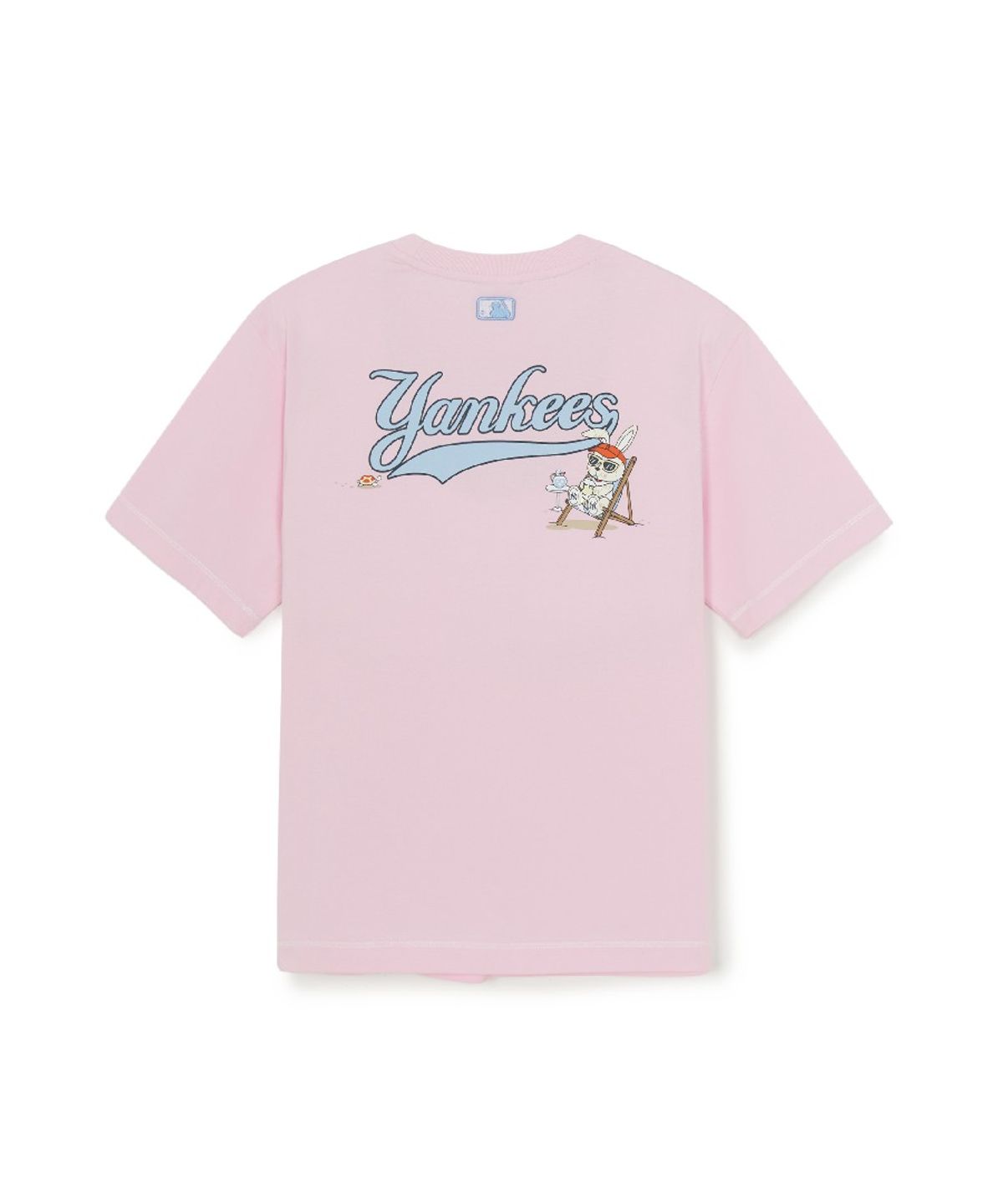 엠엘비 키즈(MLB KIDS) 스트릿  모노래빗 썸머 아트웍 티셔츠 NY (L.Pink)