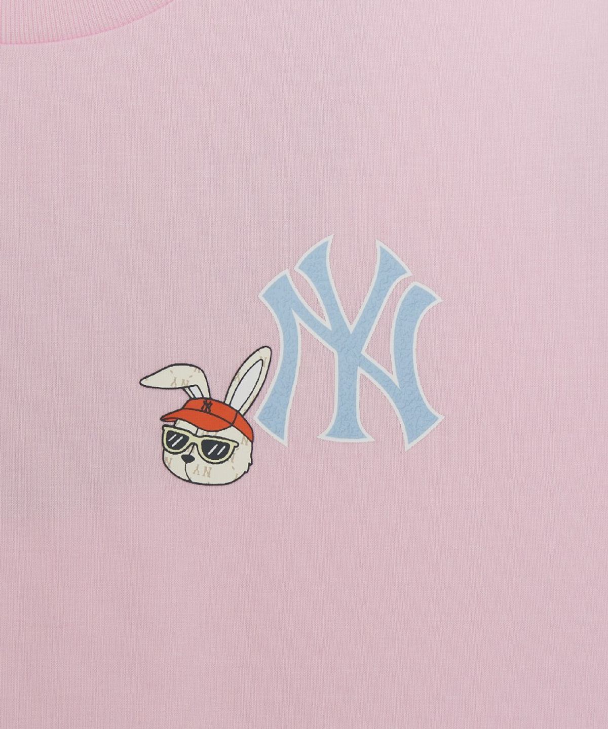 엠엘비 키즈(MLB KIDS) 스트릿  모노래빗 썸머 아트웍 티셔츠 NY (L.Pink)