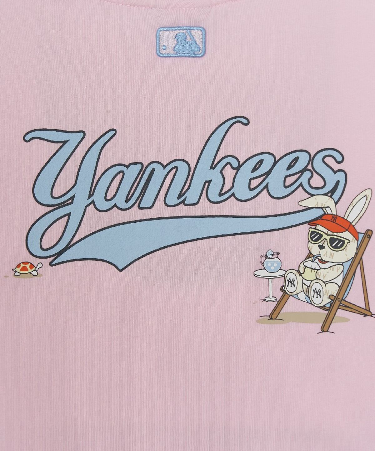 엠엘비 키즈(MLB KIDS) 스트릿  모노래빗 썸머 아트웍 티셔츠 NY (L.Pink)