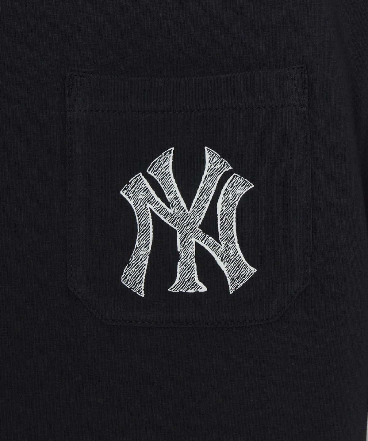 엠엘비 키즈(MLB KIDS) 스트릿 모노그램 빅럭스 티셔츠 NY (Black)