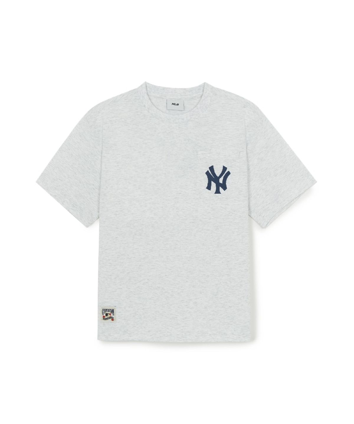 엠엘비 키즈(MLB KIDS) 스트릿 베이직 클래식쿠퍼스 로고 티셔츠 NY (L.Melange Grey)