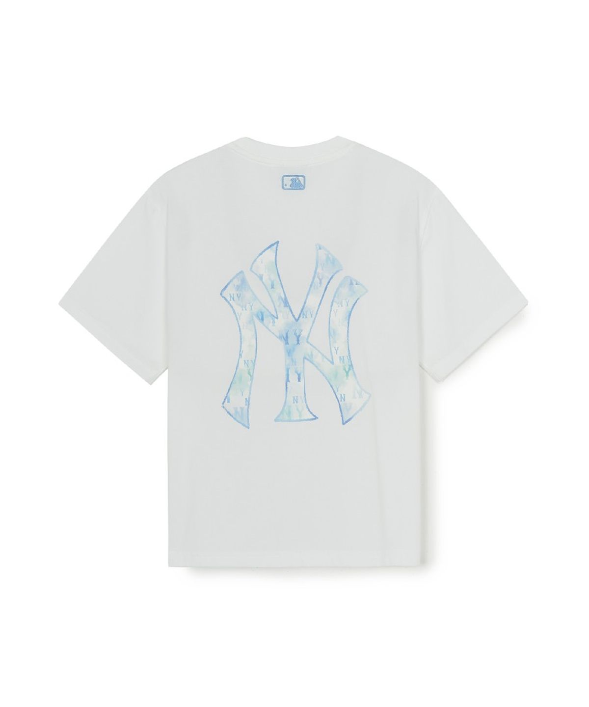 엠엘비 키즈(MLB KIDS) 스포티브 모노그램 썸머 빅럭스 티셔츠 NY (White)