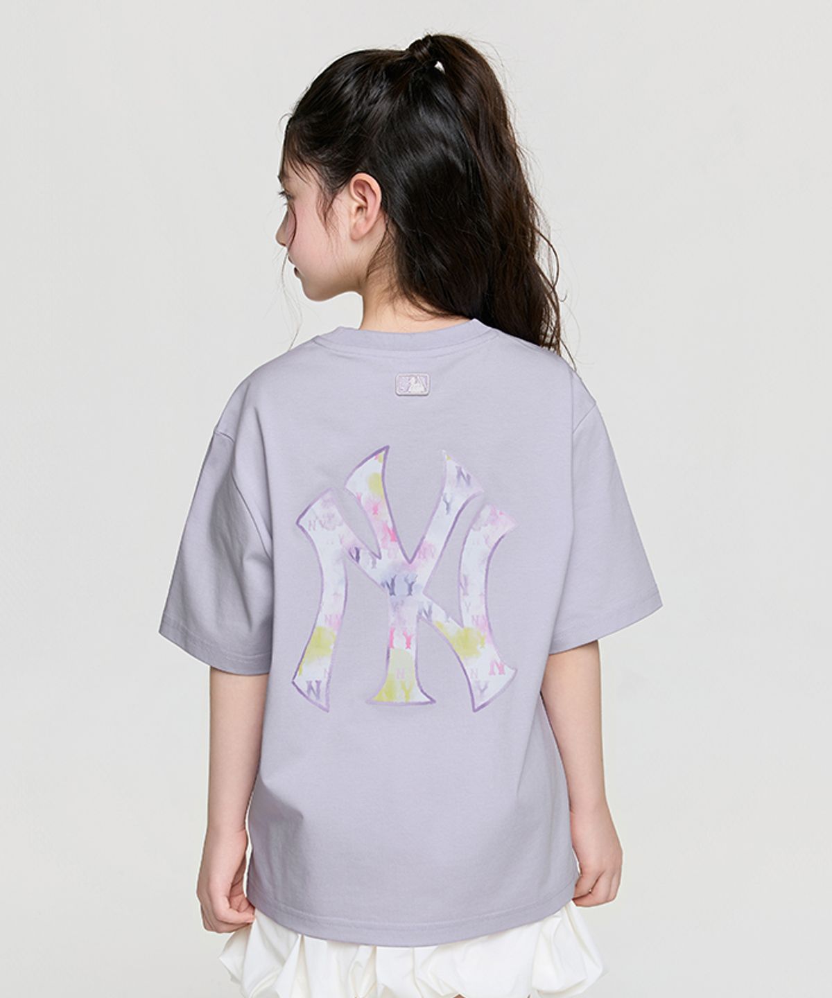 엠엘비 키즈(MLB KIDS) 스포티브 모노그램 썸머 빅럭스 티셔츠 NY (L.Violet)