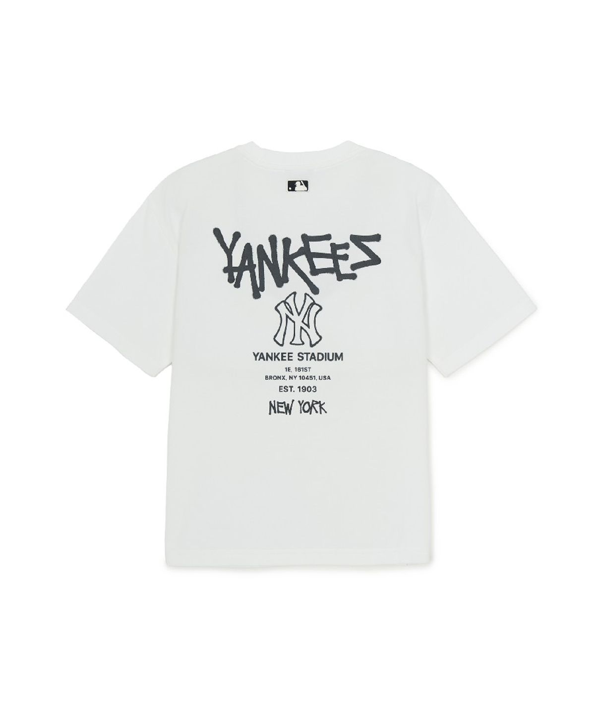 엠엘비 키즈(MLB KIDS) 스트릿 베이직 아트웍 티셔츠 NY (White)