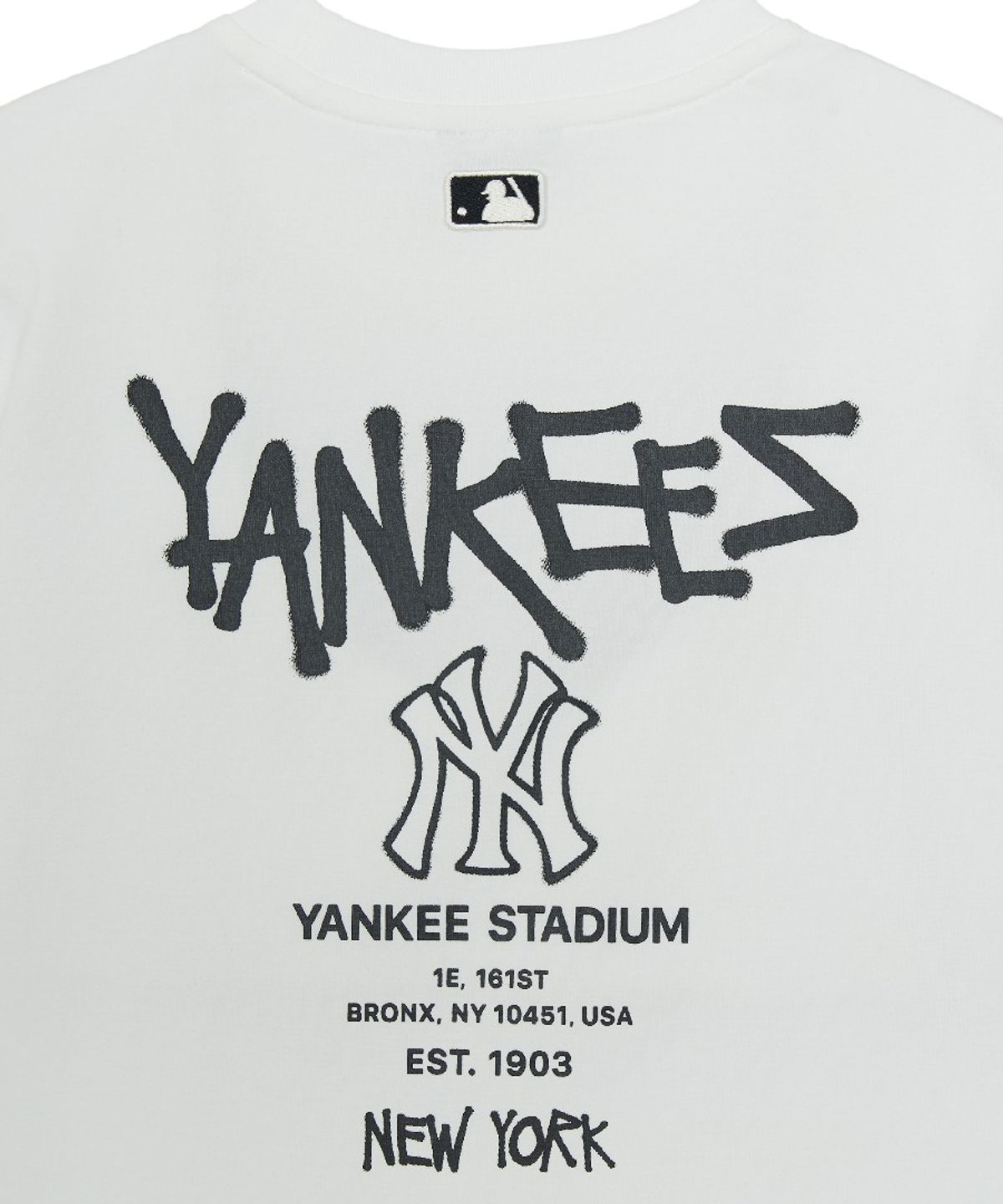 엠엘비 키즈(MLB KIDS) 스트릿 베이직 아트웍 티셔츠 NY (White)
