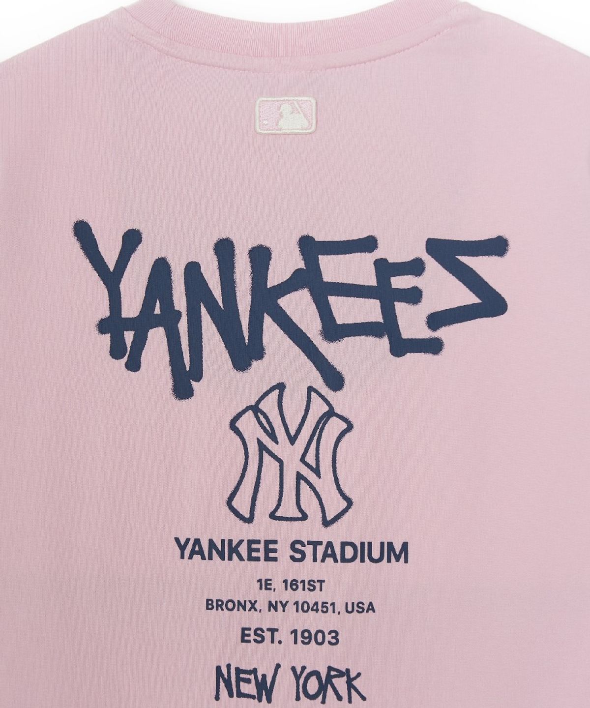 엠엘비 키즈(MLB KIDS) 스트릿 베이직 아트웍 티셔츠 NY (L.Pink)