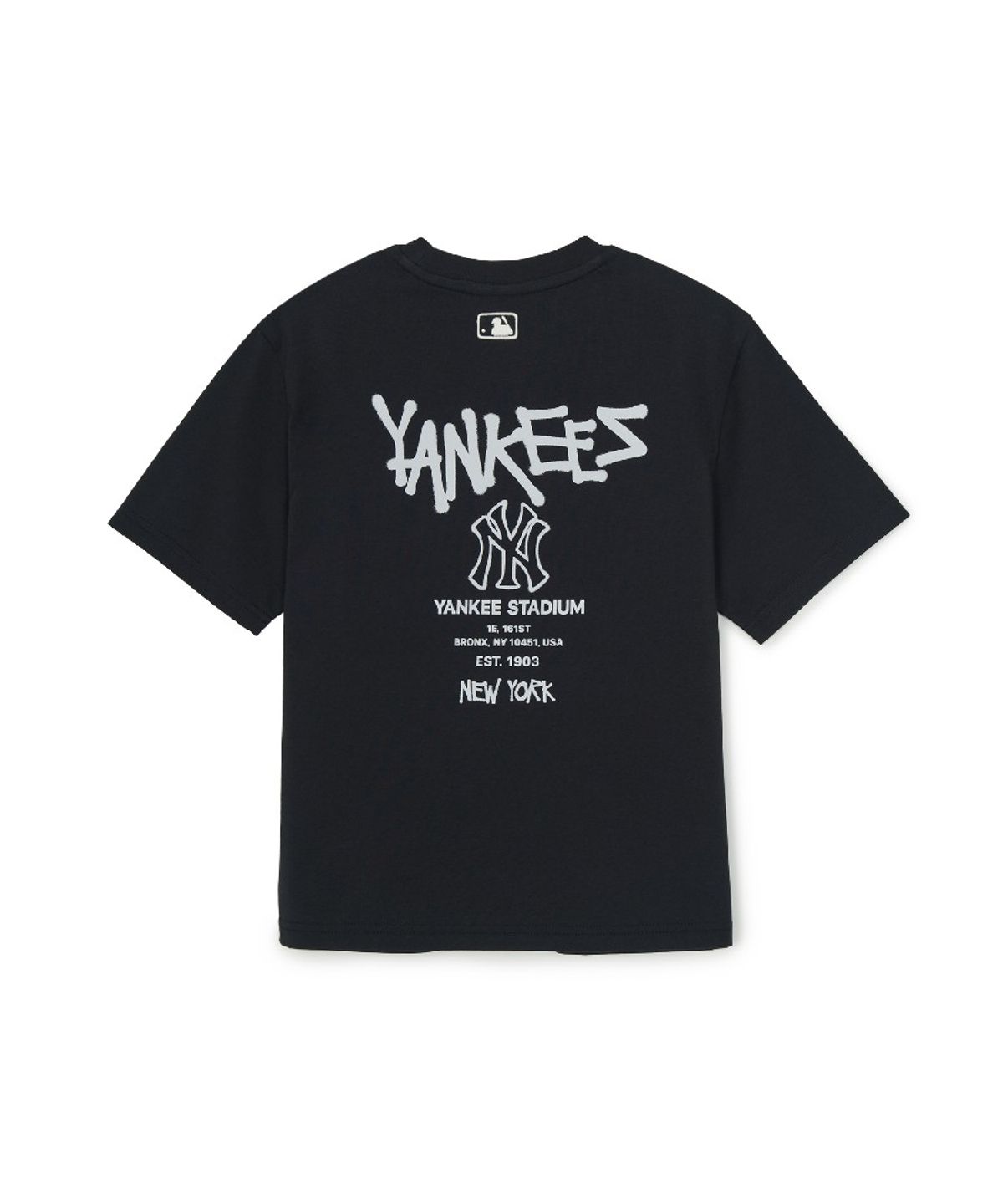 엠엘비 키즈(MLB KIDS) 스트릿 베이직 아트웍 티셔츠 NY (Black)