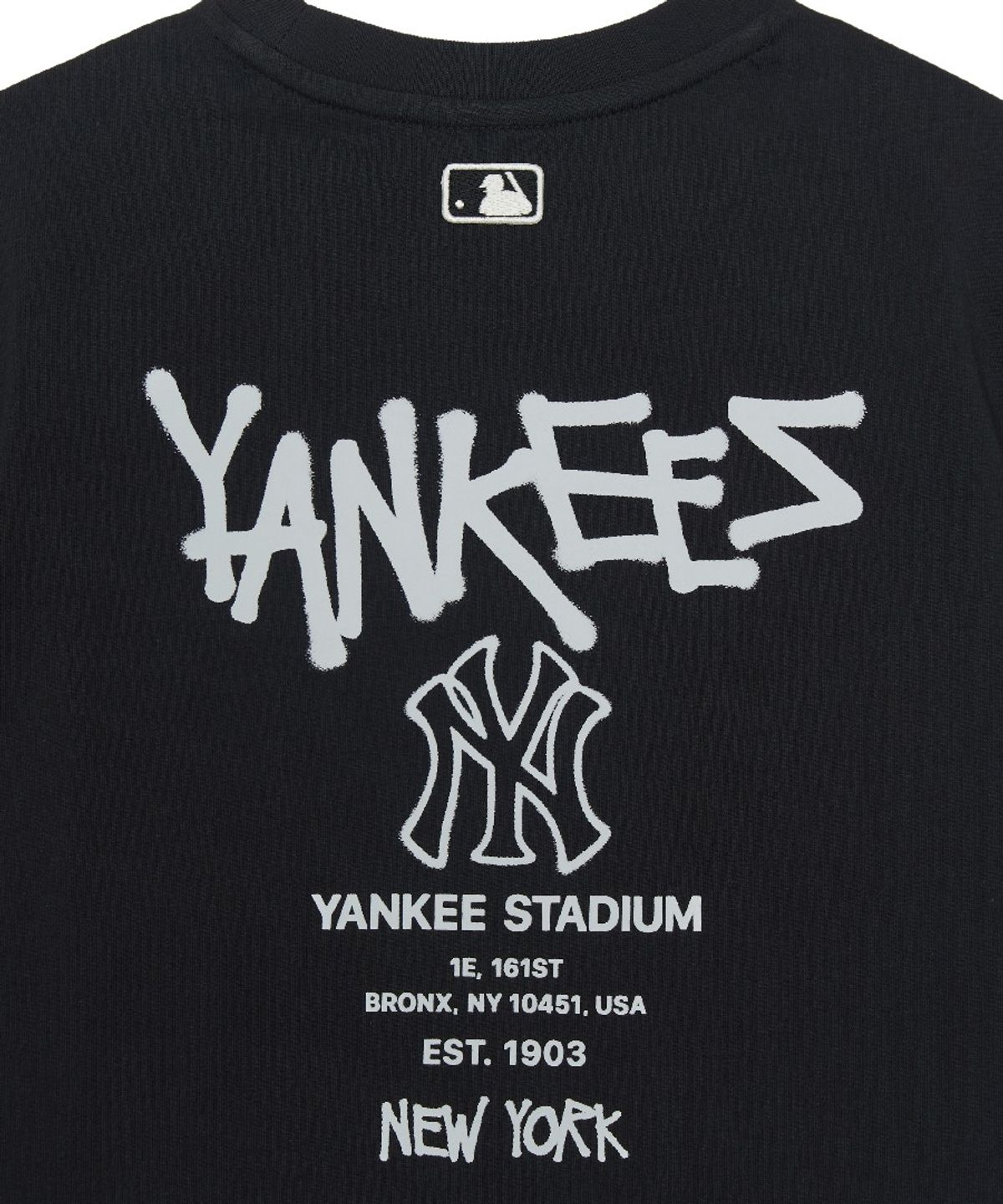 엠엘비 키즈(MLB KIDS) 스트릿 베이직 아트웍 티셔츠 NY (Black)
