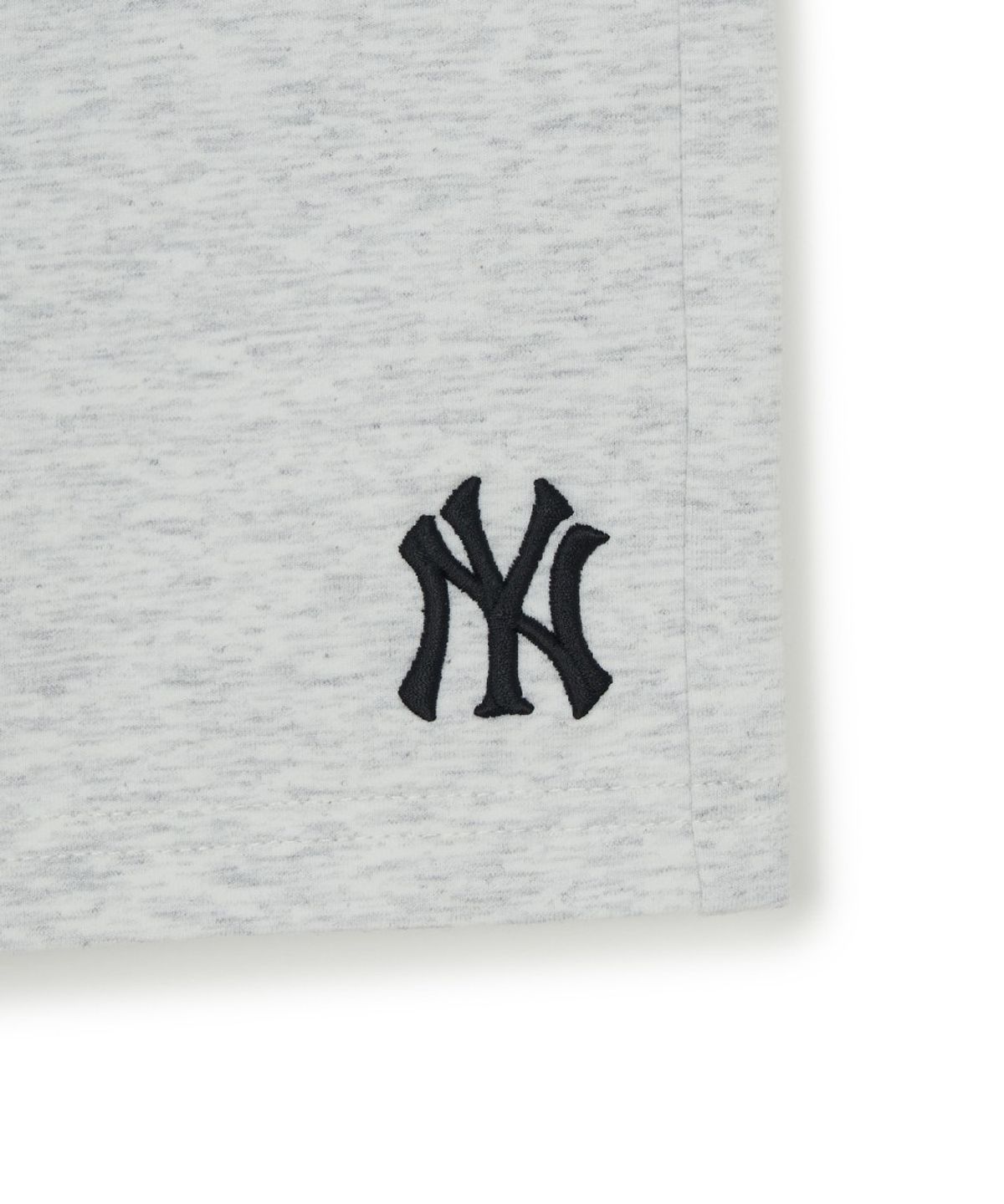 엠엘비 키즈(MLB KIDS) 베이직 스몰로고 반바지 NY (L.Melange Grey)