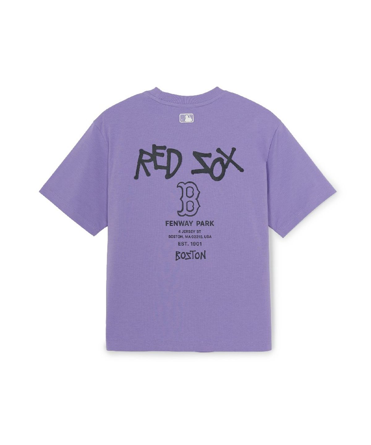 엠엘비 키즈(MLB KIDS) 스트릿 베이직 아트웍 티셔츠 BOS (Violet)