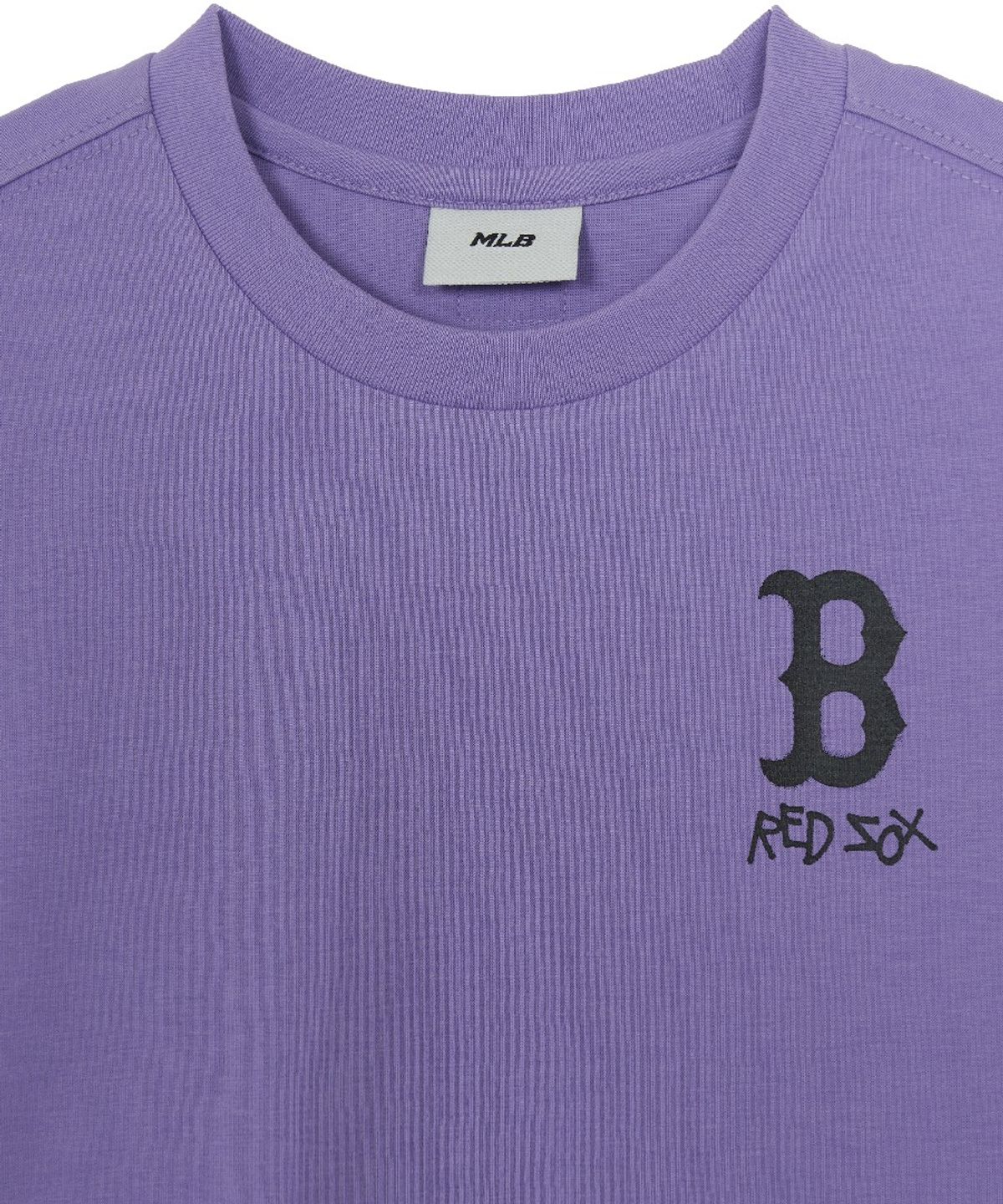 엠엘비 키즈(MLB KIDS) 스트릿 베이직 아트웍 티셔츠 BOS (Violet)