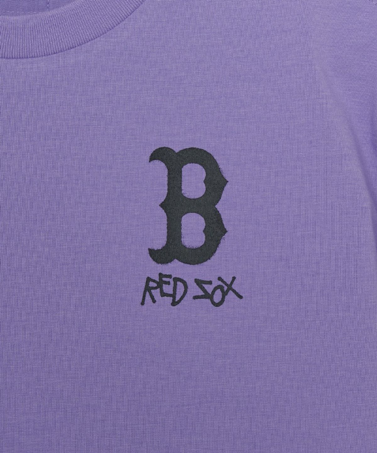 엠엘비 키즈(MLB KIDS) 스트릿 베이직 아트웍 티셔츠 BOS (Violet)