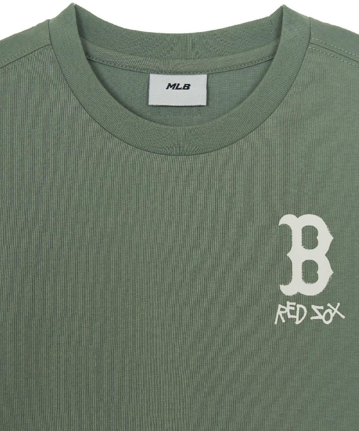 엠엘비 키즈(MLB KIDS) 스트릿 베이직 아트웍 티셔츠 BOS (L.Khaki)