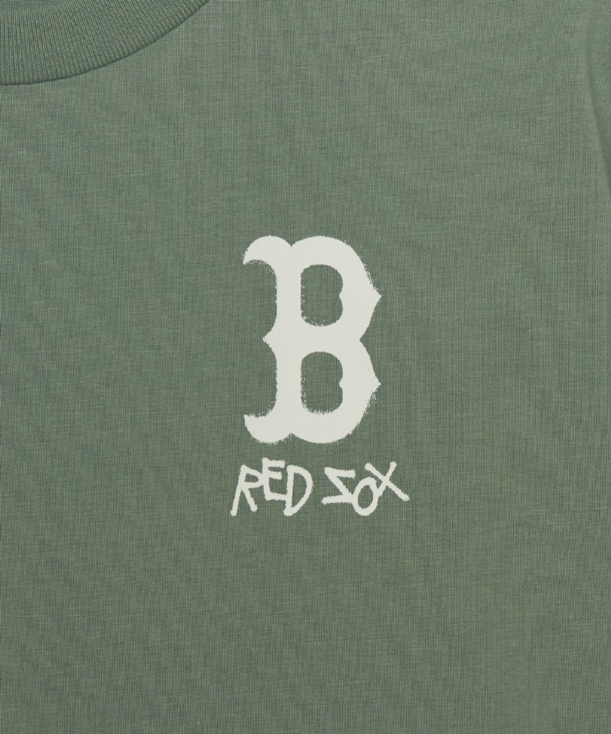 엠엘비 키즈(MLB KIDS) 스트릿 베이직 아트웍 티셔츠 BOS (L.Khaki)