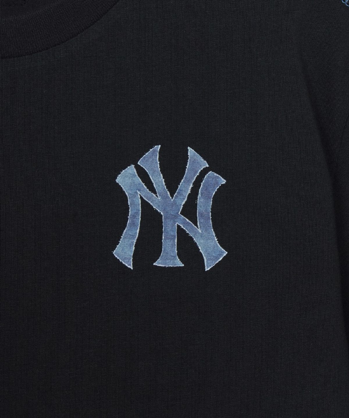 엠엘비 키즈(MLB KIDS) 스트릿 모노그램 빅럭스 티셔츠 NY (Black)