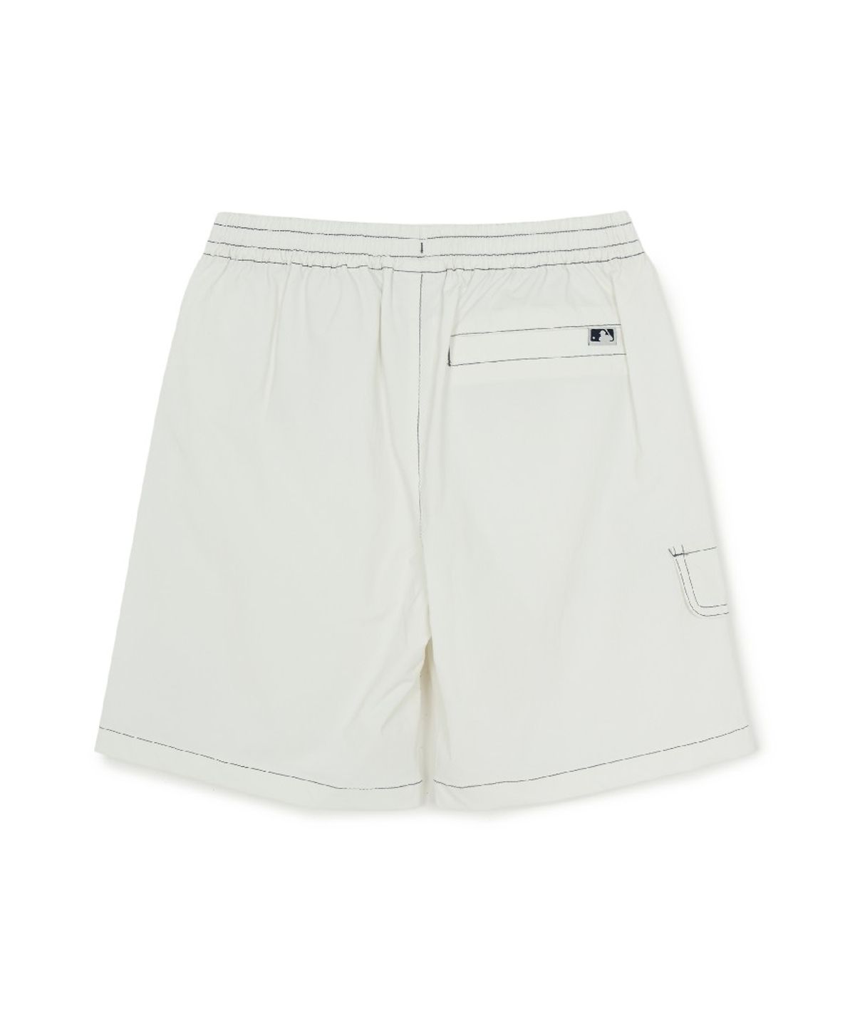 엠엘비 키즈(MLB KIDS) 스포티브 스몰로고 나일론 5부 팬츠 NY (White)