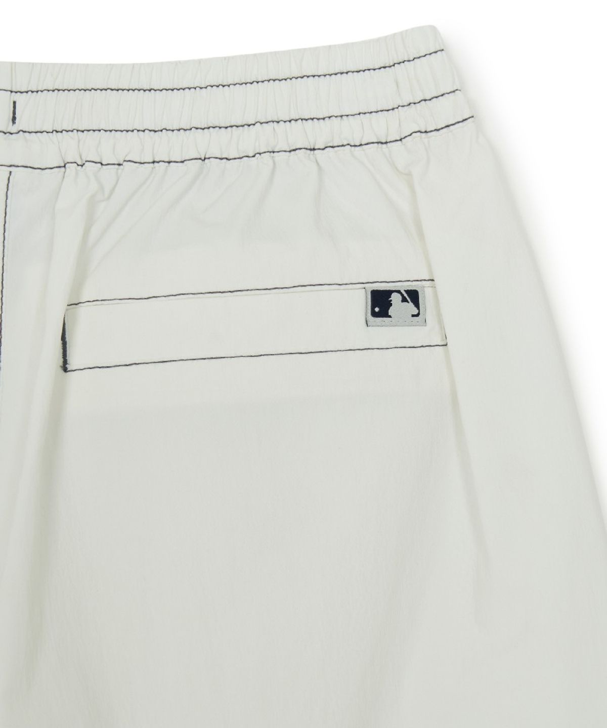 엠엘비 키즈(MLB KIDS) 스포티브 스몰로고 나일론 5부 팬츠 NY (White)