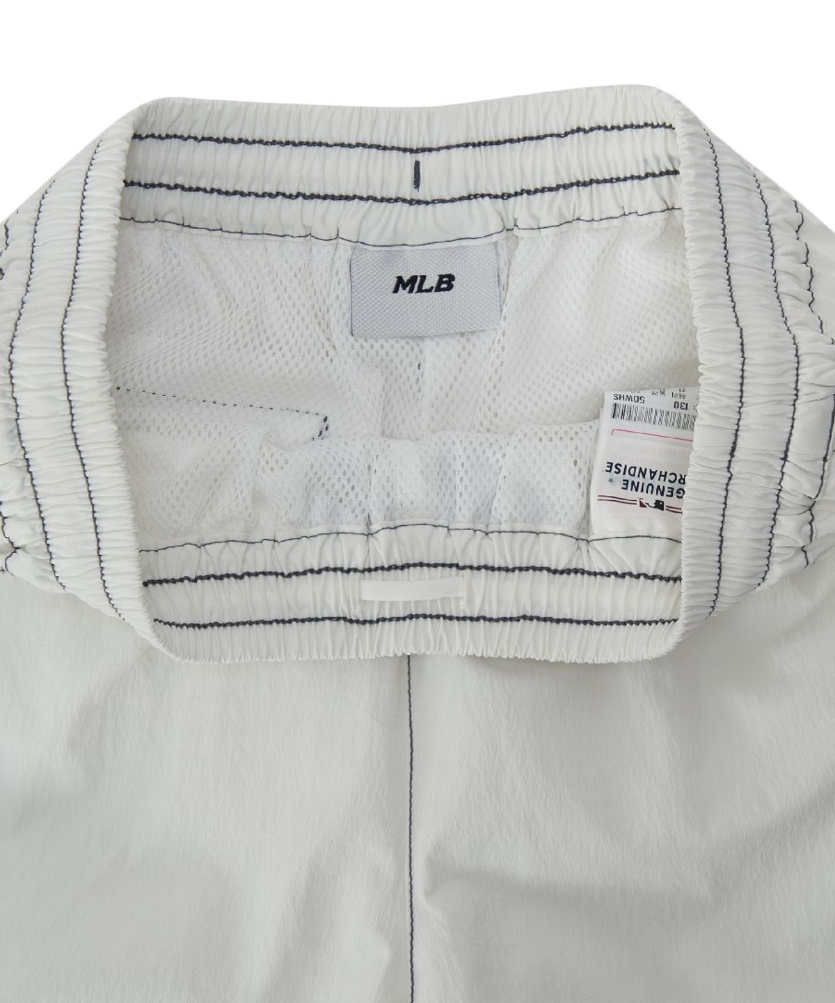 엠엘비 키즈(MLB KIDS) 스포티브 스몰로고 나일론 5부 팬츠 NY (White)