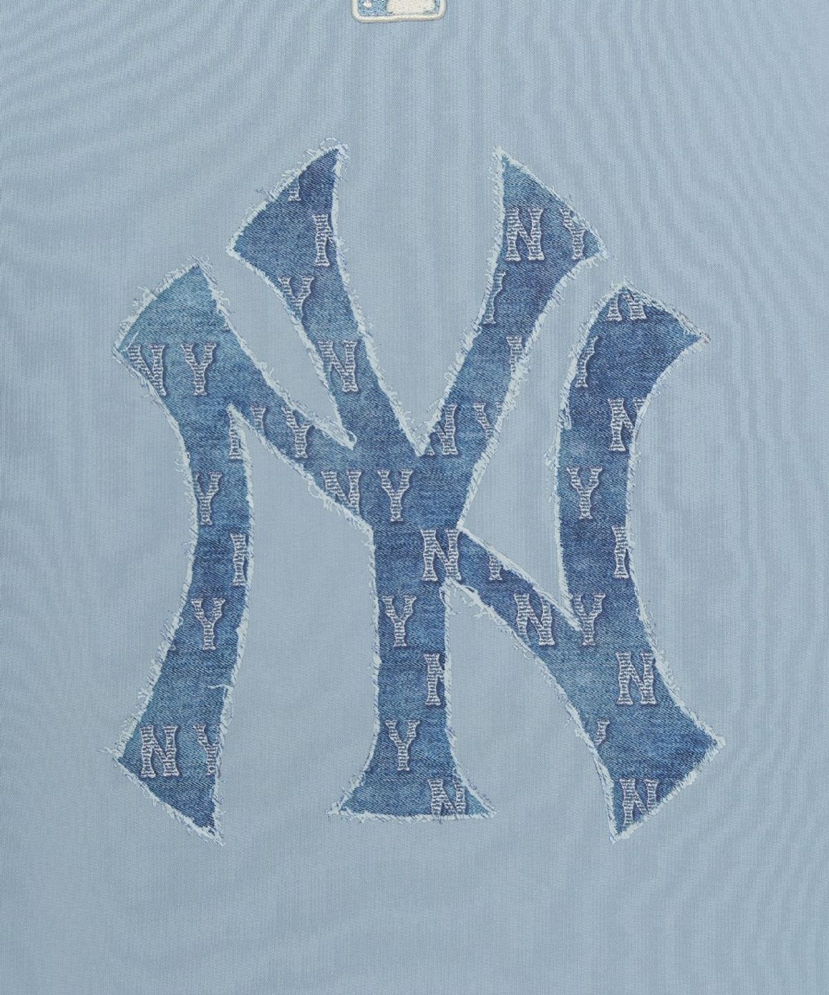 엠엘비 키즈(MLB KIDS) 스트릿 모노그램 빅럭스 티셔츠 NY (Sky blue)