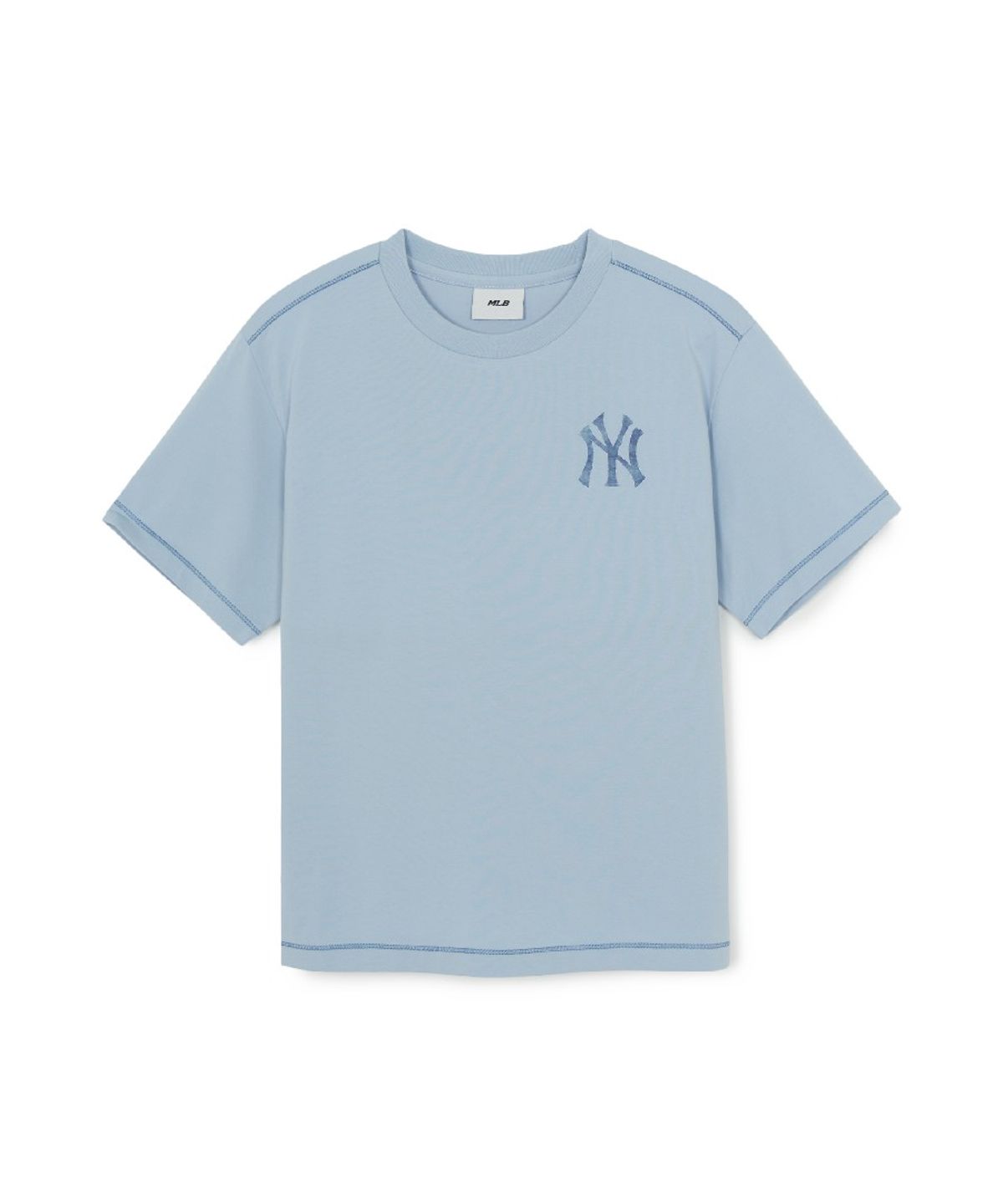 엠엘비 키즈(MLB KIDS) 스트릿 모노그램 빅럭스 티셔츠 NY (Sky blue)