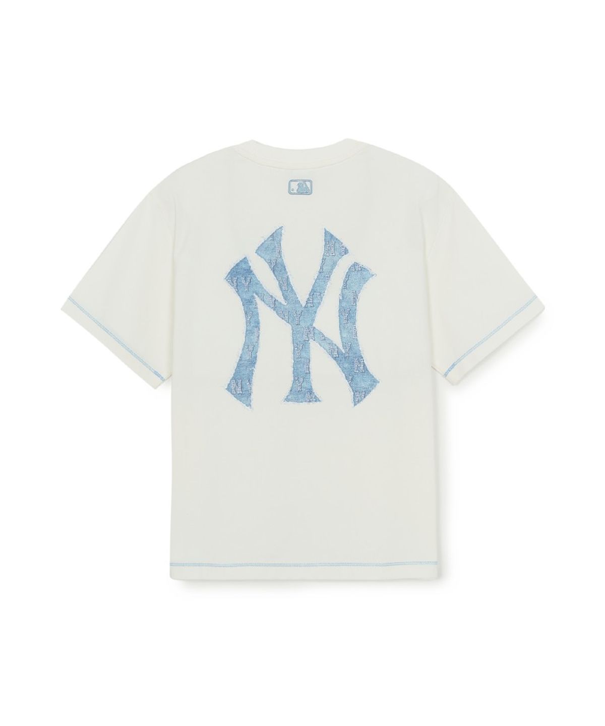 엠엘비 키즈(MLB KIDS) 스트릿 모노그램 빅럭스 티셔츠 NY (Ivory)