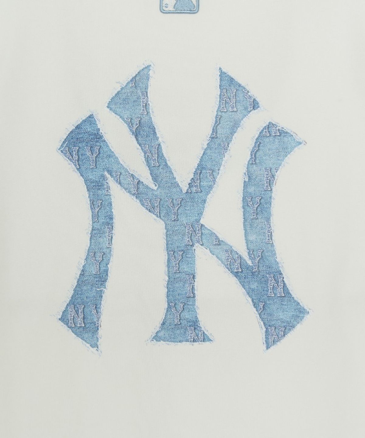 엠엘비 키즈(MLB KIDS) 스트릿 모노그램 빅럭스 티셔츠 NY (Ivory)
