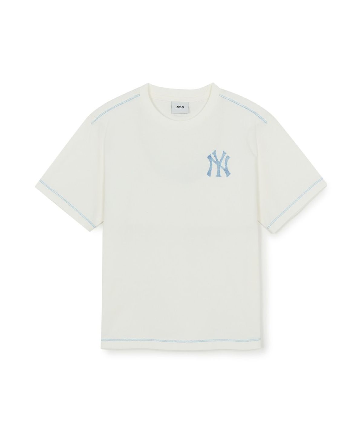엠엘비 키즈(MLB KIDS) 스트릿 모노그램 빅럭스 티셔츠 NY (Ivory)