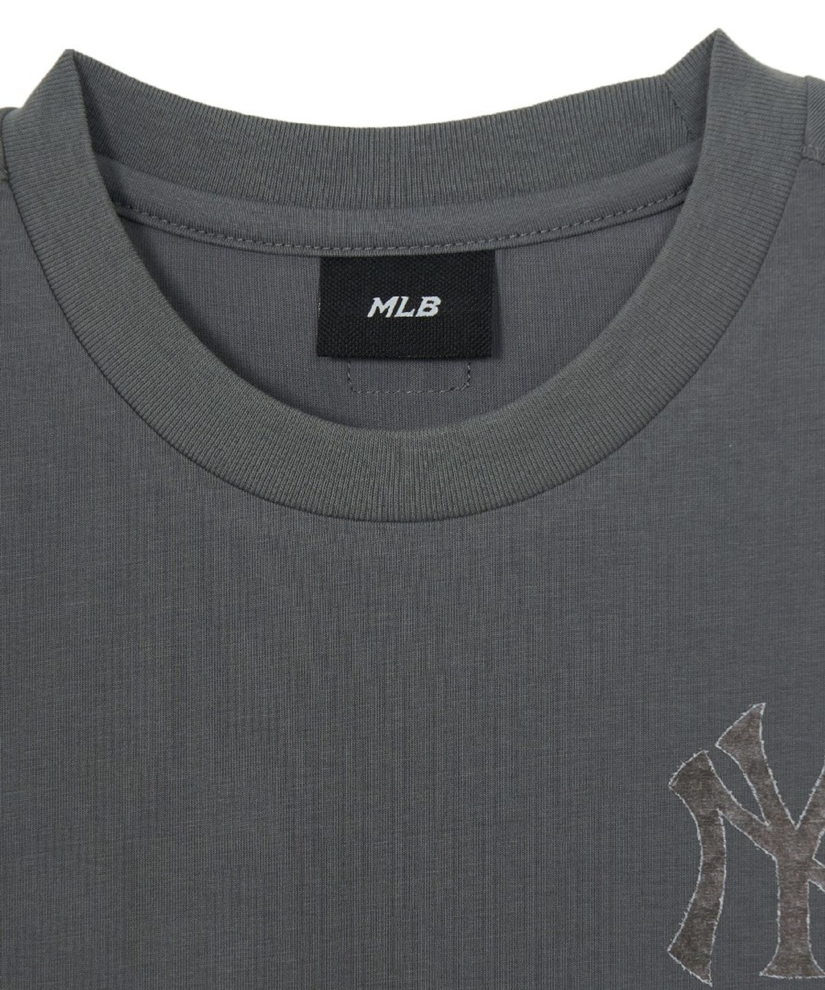 엠엘비 키즈(MLB KIDS) 스트릿 모노그램 빅럭스 티셔츠 NY (D.Grey)