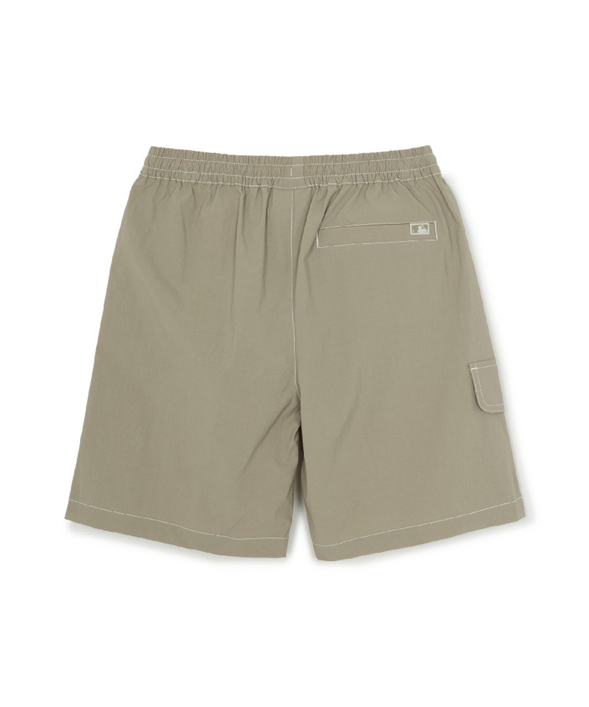 엠엘비 키즈(MLB KIDS) 스포티브 스몰로고 나일론 5부 팬츠 NY (Beige)