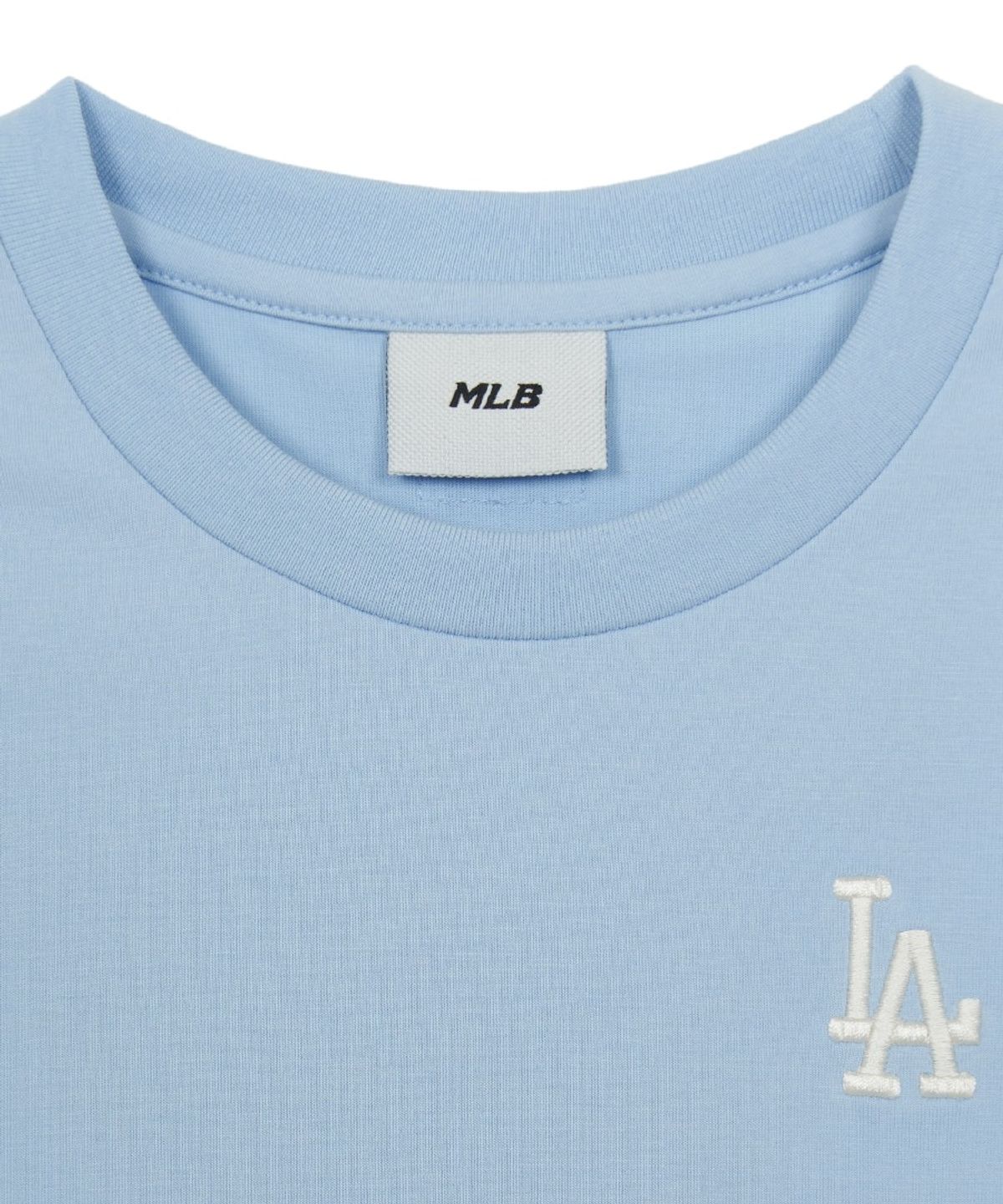 엠엘비 키즈(MLB KIDS) 베이직 스포티브 스몰로고 티셔츠 LA (Sky blue)