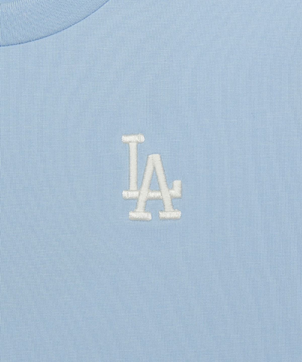 엠엘비 키즈(MLB KIDS) 베이직 스포티브 스몰로고 티셔츠 LA (Sky blue)