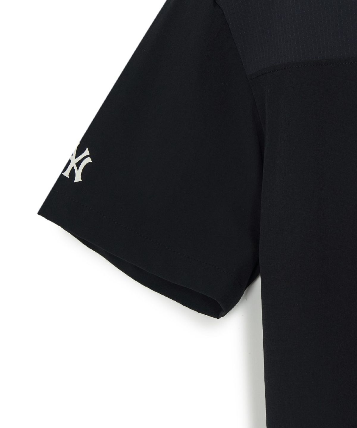 엠엘비 키즈(MLB KIDS) 스트릿 베이직 우븐 V넥 티셔츠 NY (Black)