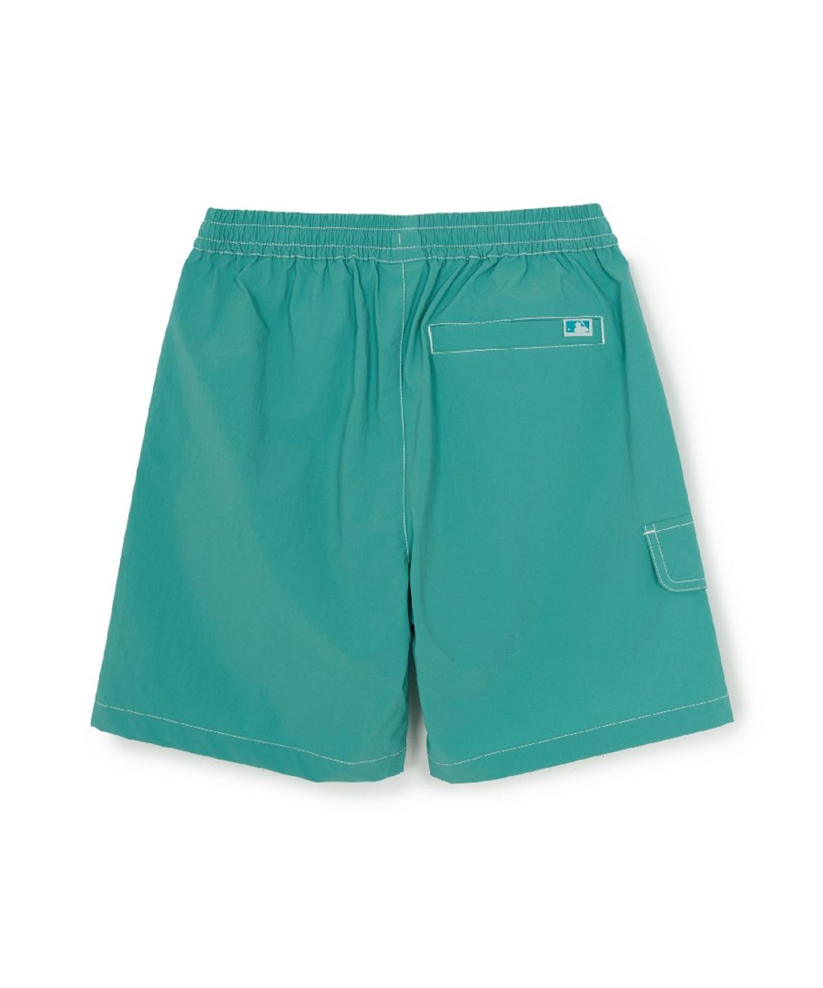 엠엘비 키즈(MLB KIDS) 스포티브 스몰로고 나일론 5부 팬츠 BOS (Mint)
