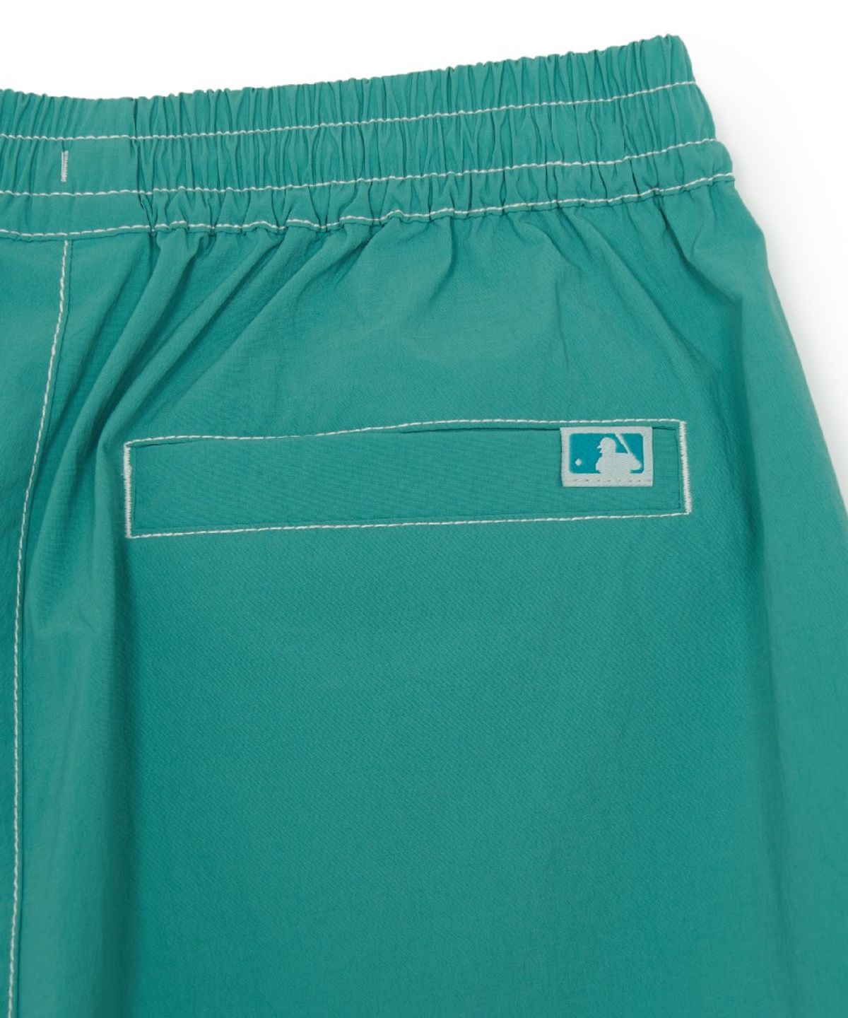 엠엘비 키즈(MLB KIDS) 스포티브 스몰로고 나일론 5부 팬츠 BOS (Mint)