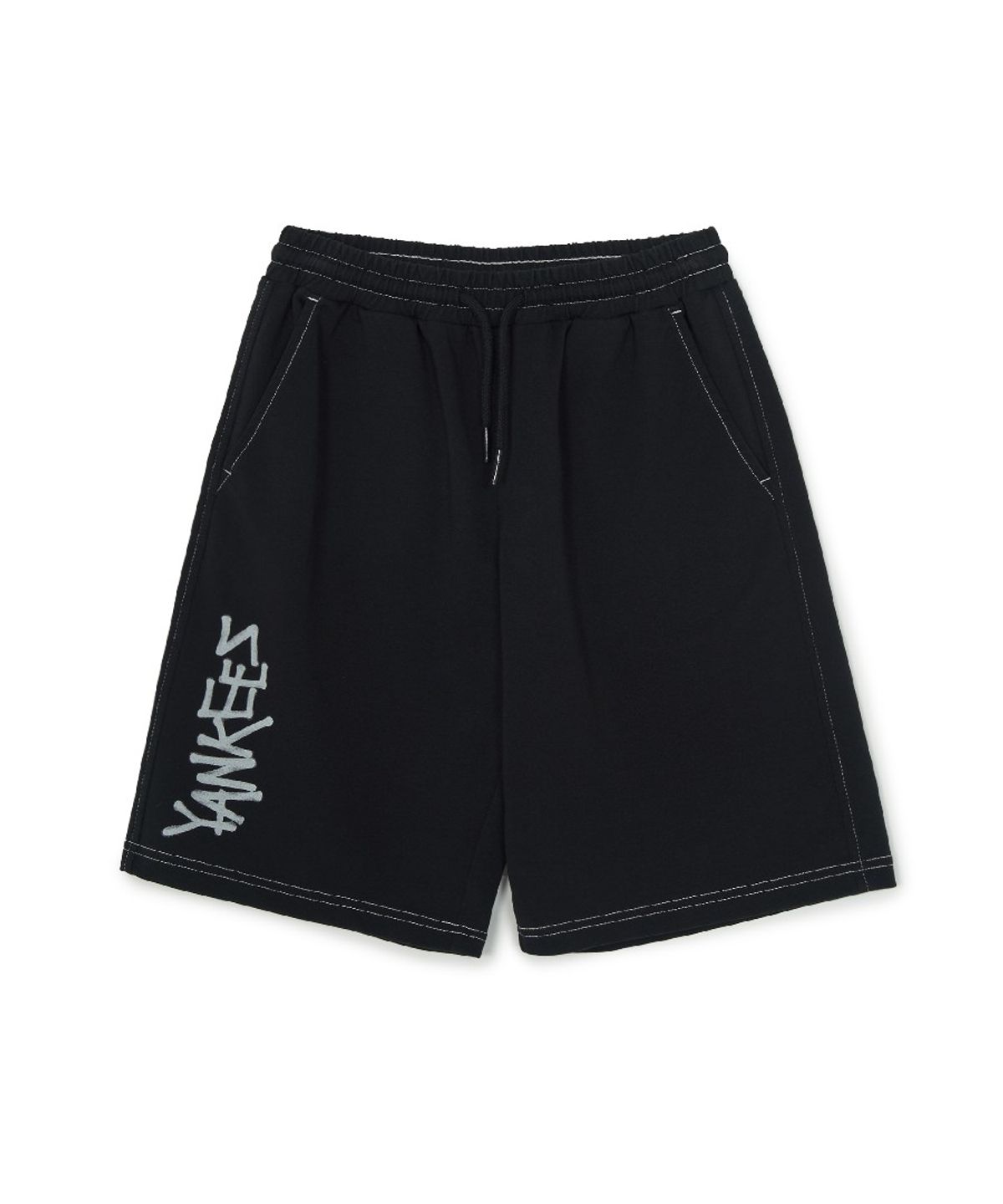 엠엘비 키즈(MLB KIDS) 베이직 스트릿 로고 반바지 NY (Black)