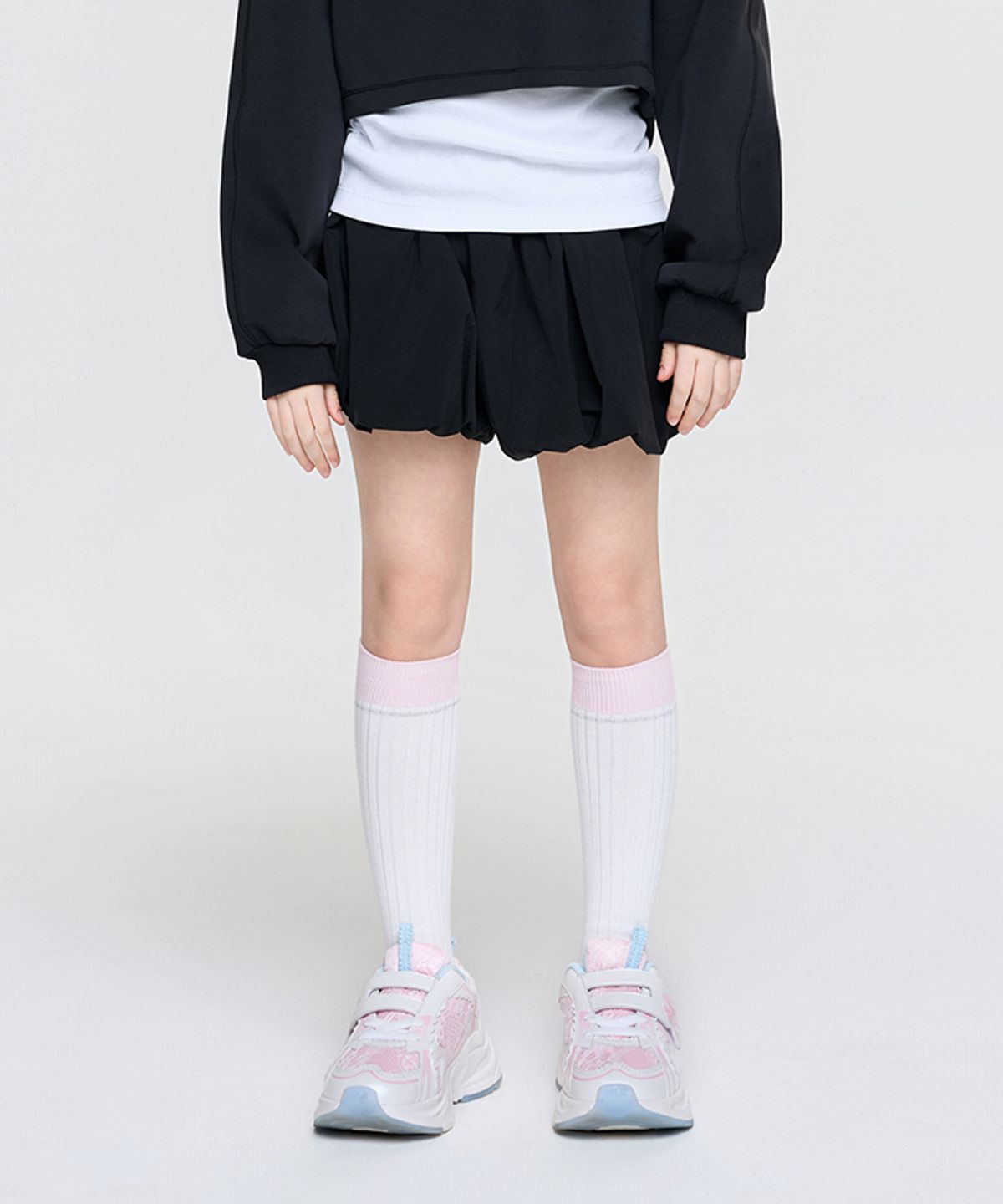 엠엘비 키즈(MLB KIDS) 애슬레저 벌룬 스커트 팬츠 NY (Black)