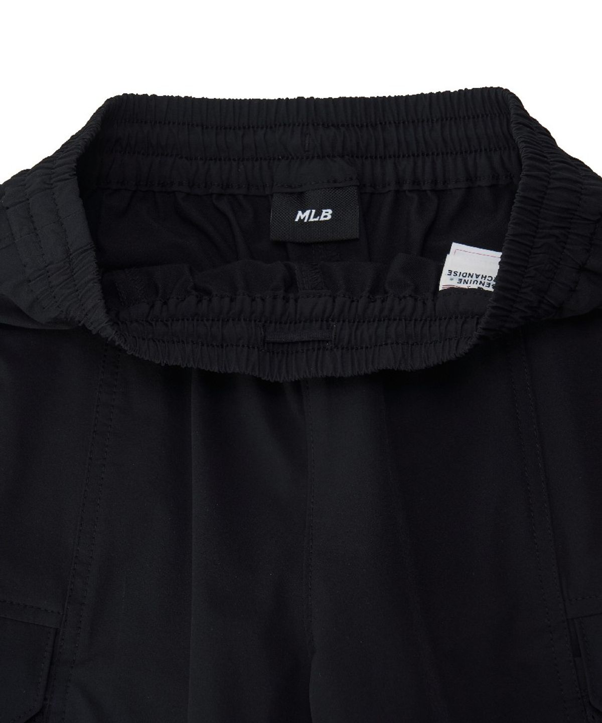 엠엘비 키즈(MLB KIDS) 아웃도어 메쉬배색 카고 5부 팬츠 NY (Black)