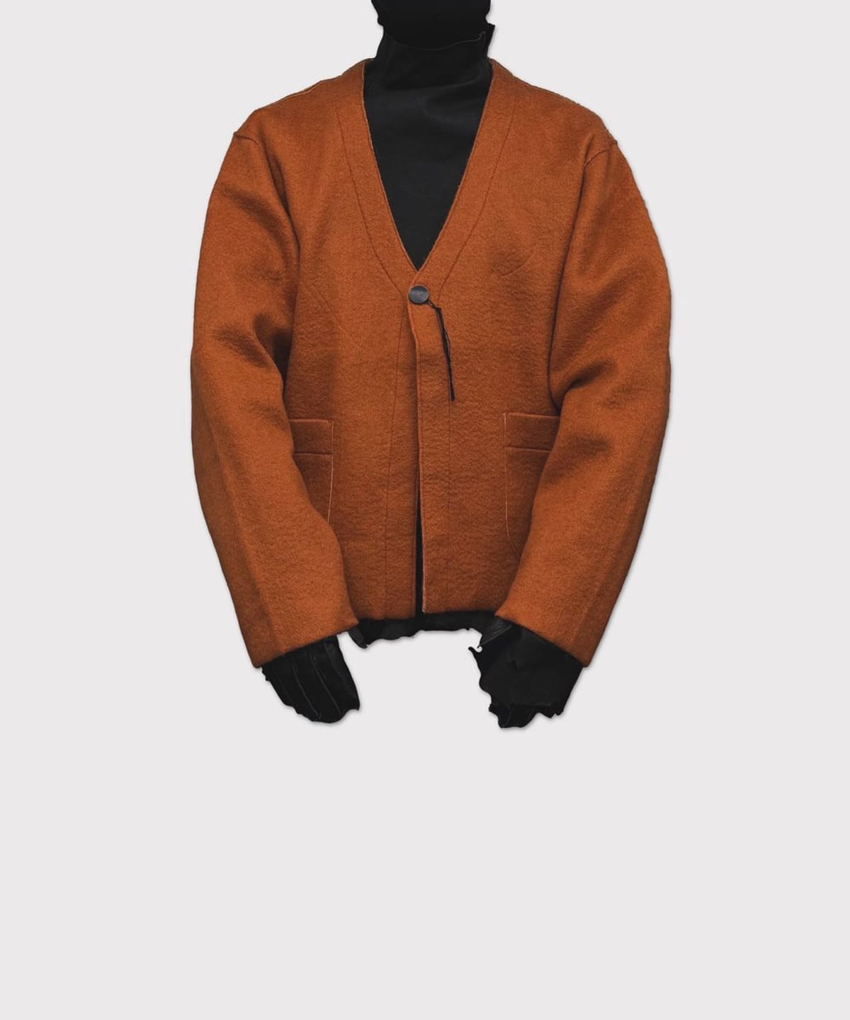 마이너스(MINUS) Cut Off 1B Cardigan(NEEDLE SHAGGY MOHAIR) - EXISTENCE