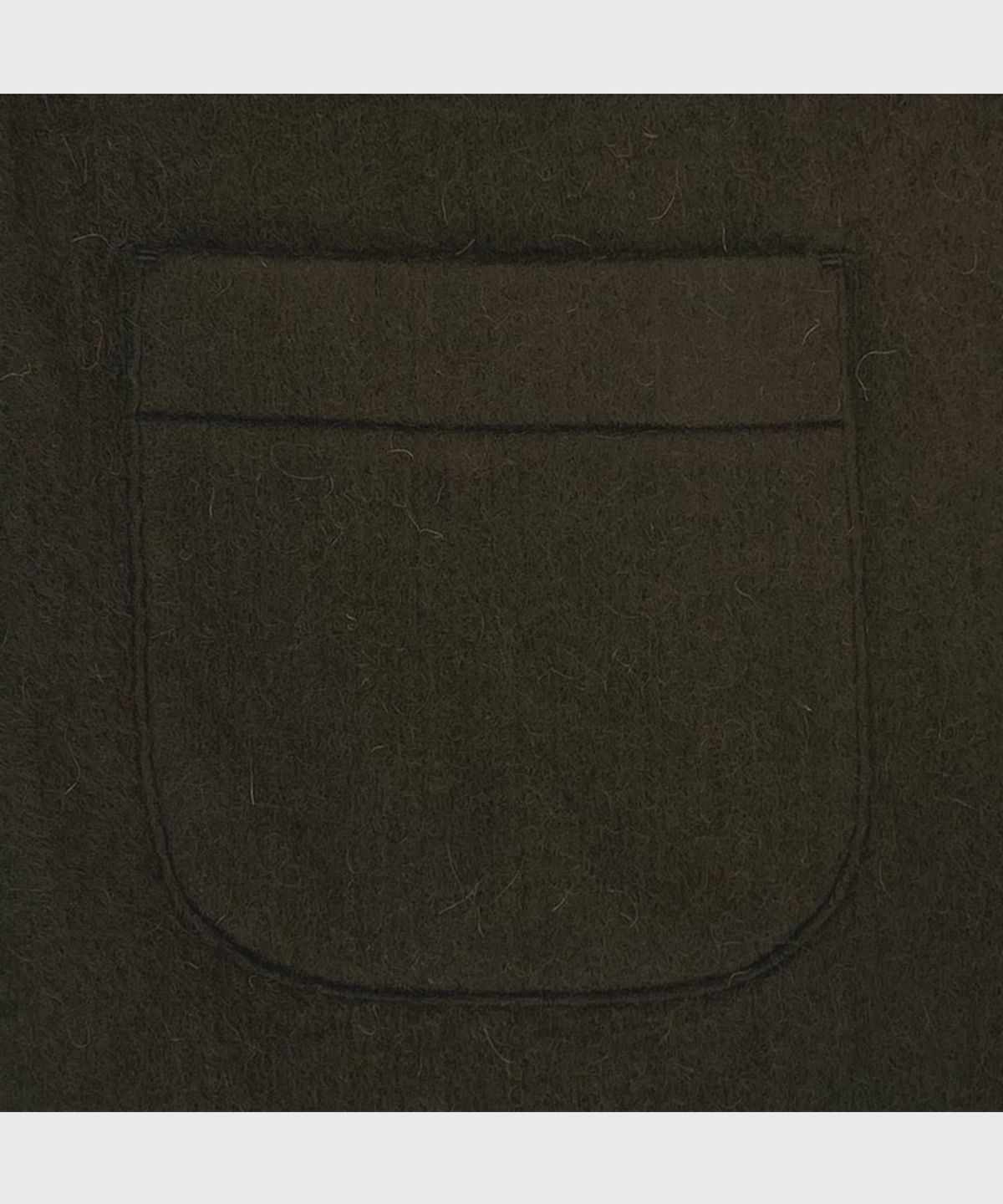 마이너스(MINUS) Cut Off 1B Cardigan(NEEDLE SHAGGY MOHAIR) - OLIVE
