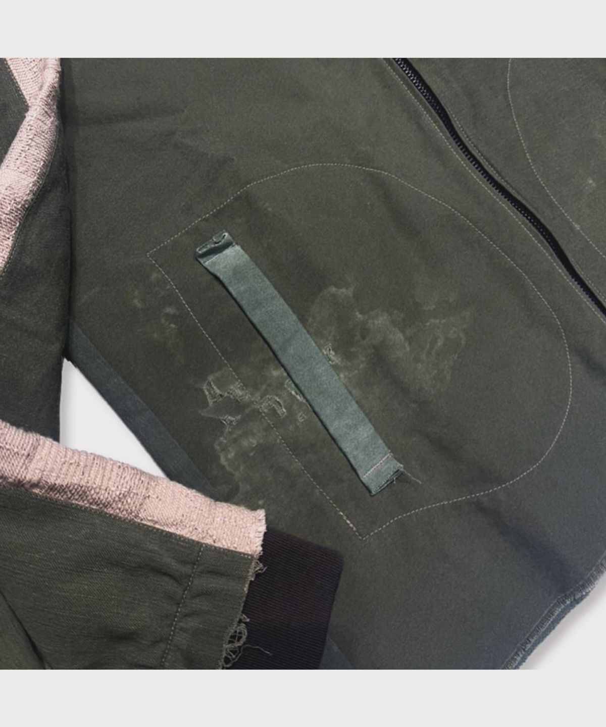 마이너스(MINUS) Truck Jacket (VINTAGE US ARMY LAUNDRY BAG) - OLIVE