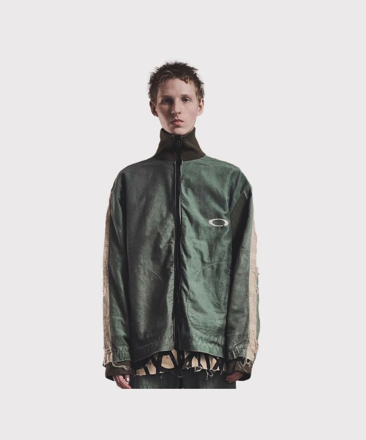 마이너스(MINUS) Truck Jacket (VINTAGE US ARMY LAUNDRY BAG) - OLIVE