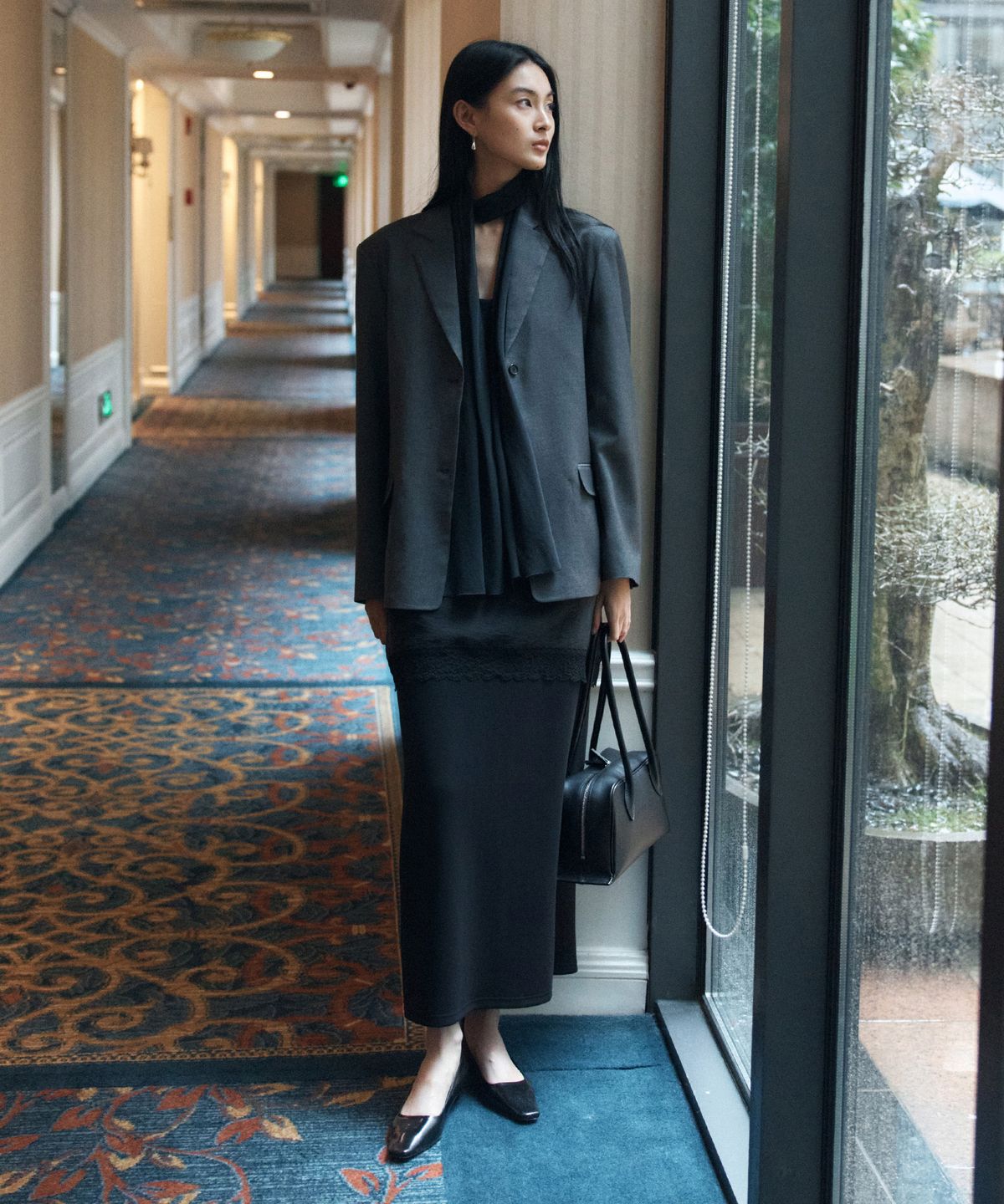 시야쥬(SIYAZU) SIAC3111 Linea Bag_Black
